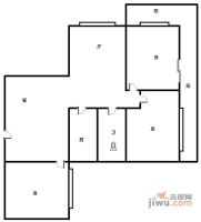 永福小区3室2厅1卫123㎡户型图