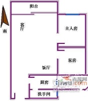 燕塘工业园小区2室1厅1卫79㎡户型图
