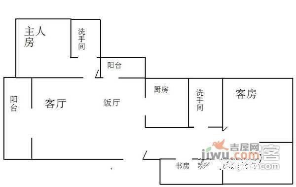 依云小镇3室2厅2卫163㎡户型图