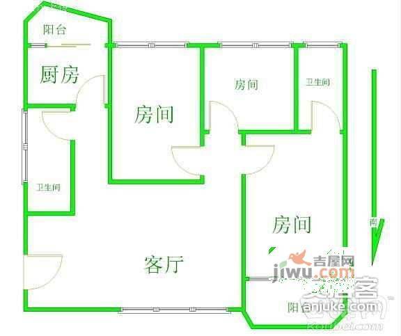 依云小镇5室2厅2卫273㎡户型图