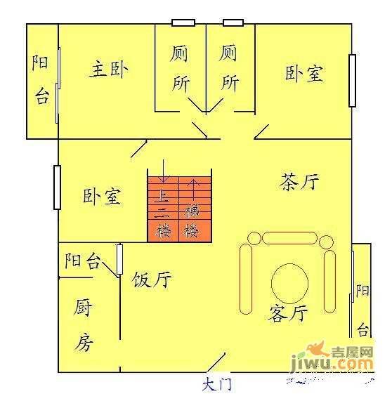 利海托斯卡纳4室2厅2卫318㎡户型图