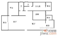 利海托斯卡纳2室2厅2卫户型图