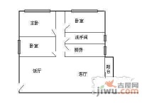 听涛雅苑3室2厅1卫83㎡户型图