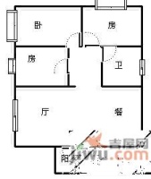 钻石豪庭3室2厅1卫户型图