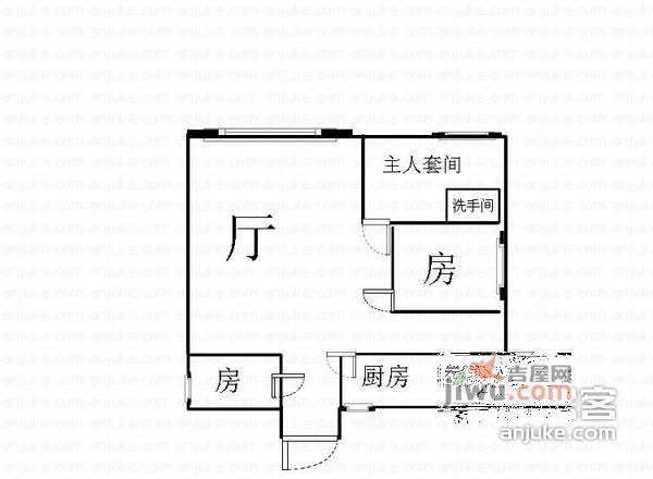 信和广场3室2厅2卫106㎡户型图