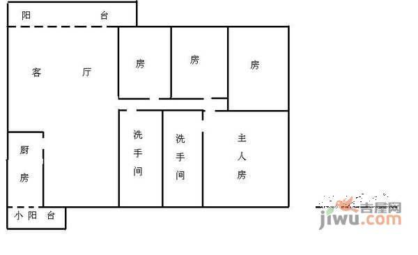 海景花园4室2厅2卫176㎡户型图