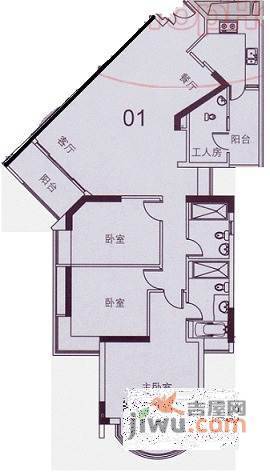 安骏大厦2室1厅1卫78㎡户型图