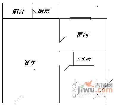 伟诚大厦2室1厅1卫76㎡户型图