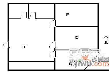 杏林居3室2厅1卫100㎡户型图