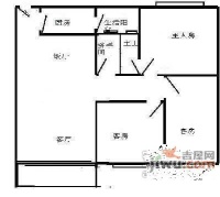 南国嘉居3室2厅1卫106㎡户型图