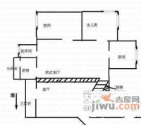 金业花园3室2厅2卫85㎡户型图