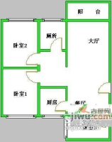 富荣新村3室2厅1卫92㎡户型图