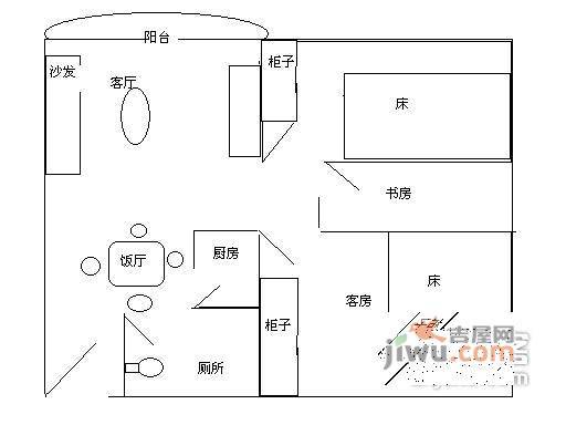 锦鹏苑4室2厅2卫185㎡户型图