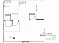 西城花园3室2厅1卫124㎡户型图