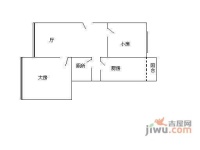 下塘新村2室1厅1卫46㎡户型图