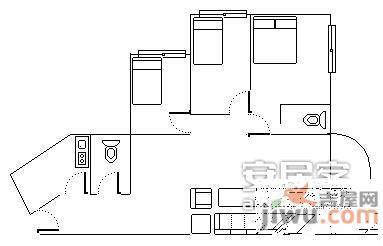 金桂园3室2厅2卫142㎡户型图