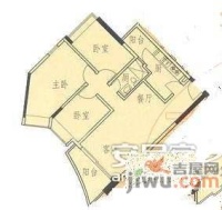 富力碧涛湾3室2厅1卫110㎡户型图