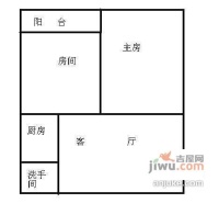 大沙地东小区2室2厅1卫76㎡户型图