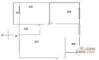 昌岗东电信大厦2室2厅1卫户型图