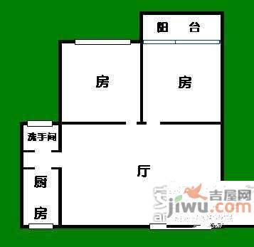 芳村大道东路小区2室1厅1卫70㎡户型图