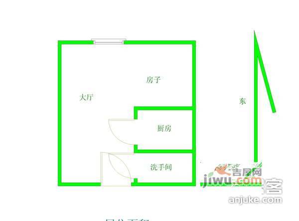 东鸣轩3室2厅1卫户型图