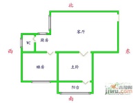 海都轩2室1厅1卫83㎡户型图