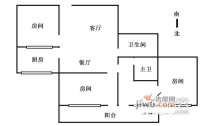 农林下路小区3室2厅2卫户型图