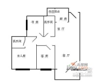 云山诗意人家3室2厅1卫户型图