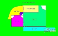 云山诗意人家1室1厅1卫56㎡户型图