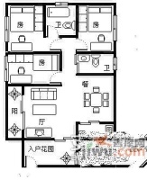 云山诗意人家5室2厅2卫183㎡户型图