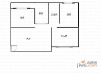 秀全路小区3室1厅1卫78㎡户型图