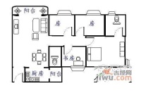 华侨花园4室2厅2卫170㎡户型图