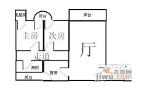 元邦明月园2室2厅2卫户型图