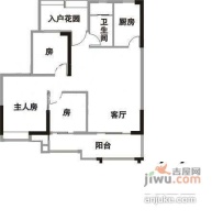 元邦明月园3室2厅1卫120㎡户型图