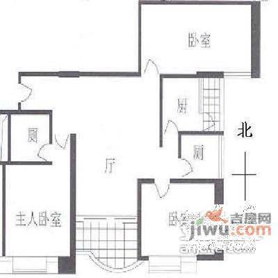 保林苑2室2厅1卫户型图