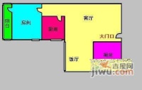 怡康苑1室1厅1卫53㎡户型图