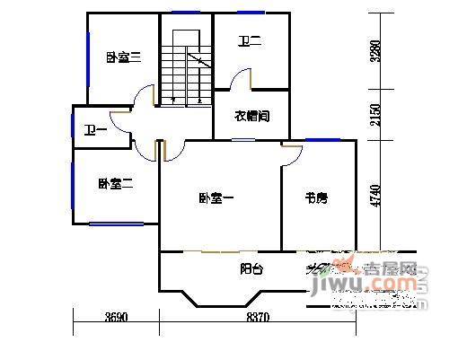 碧桂园凤凰城凤曦苑5室2厅3卫242㎡户型图