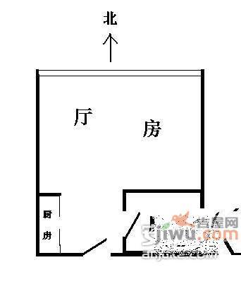 星汇国际1室0厅1卫户型图