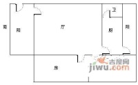 红珠路小区2室2厅1卫70㎡户型图