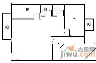 凤华路小区3室2厅2卫106㎡户型图