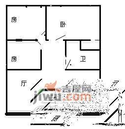 金鼎大厦3室2厅1卫户型图