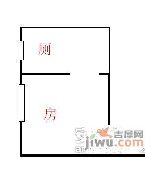 荔湾西华路小区1室0厅1卫户型图