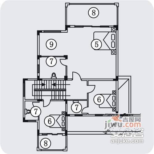 碧桂园凤凰城凤鸣苑4室2厅3卫228㎡户型图