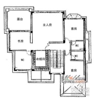 碧桂园凤凰城凤鸣苑5室2厅2卫208㎡户型图