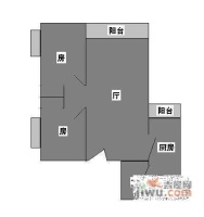 白云明珠广场3室2厅2卫124㎡户型图
