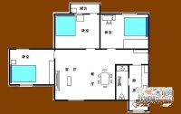 石化生活区3室1厅1卫户型图