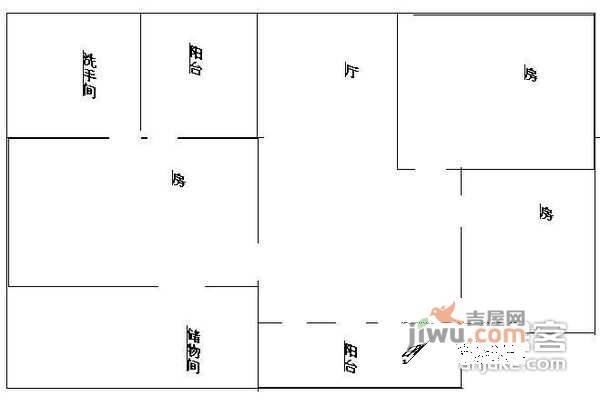 东圃广场4室2厅2卫225㎡户型图