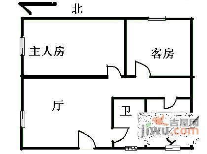 新世界东逸花园2室2厅1卫87㎡户型图