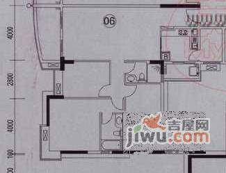 富力现代广场4室2厅2卫142㎡户型图