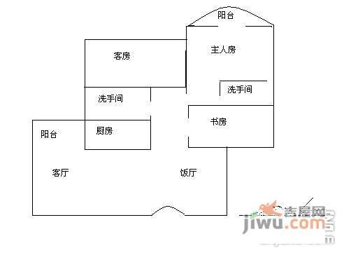 嘉怡苑3室2厅2卫115㎡户型图